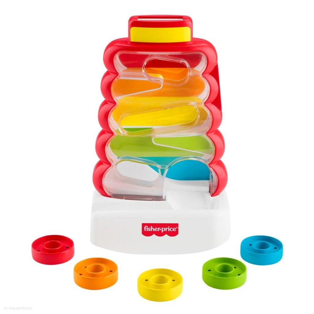 FISHER PRICE hrací věž s kroužky