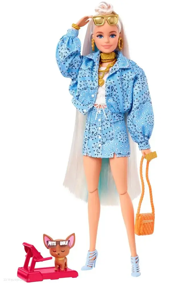 BARBIE EXTRA > varianta v modré sukni