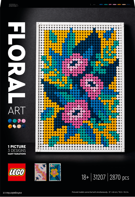 LEGO® 31207 Art Květinové umění