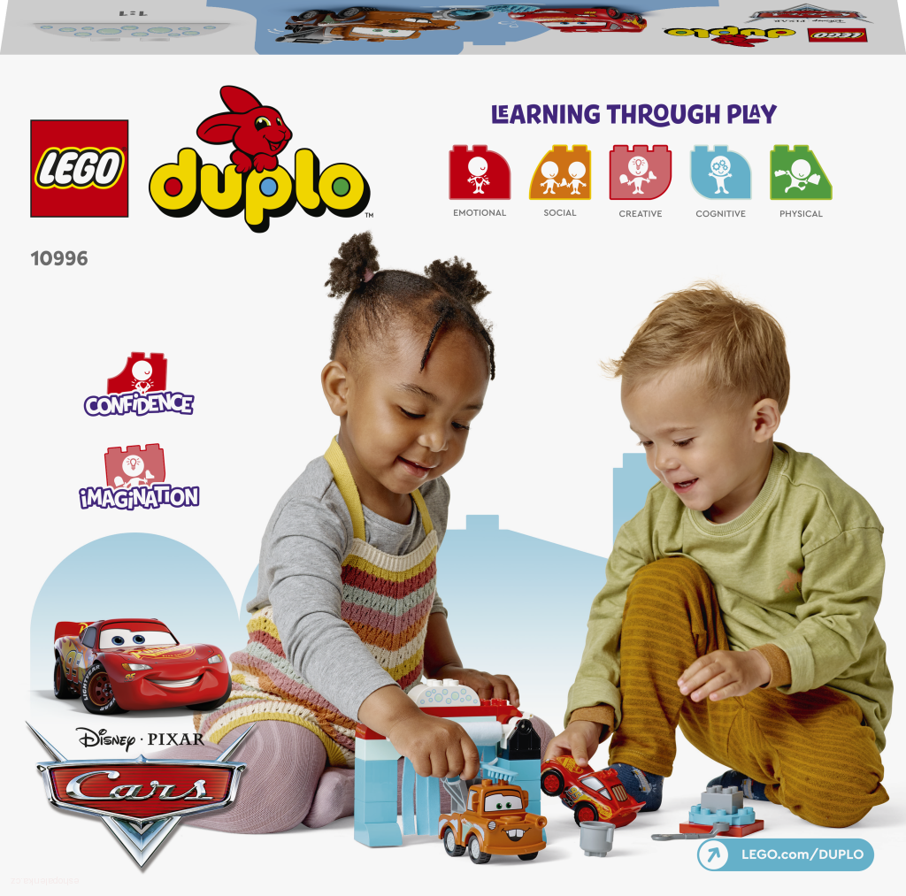 LEGO® DUPLO® Disney 10996 Na myčce s Bleskem McQueenem 