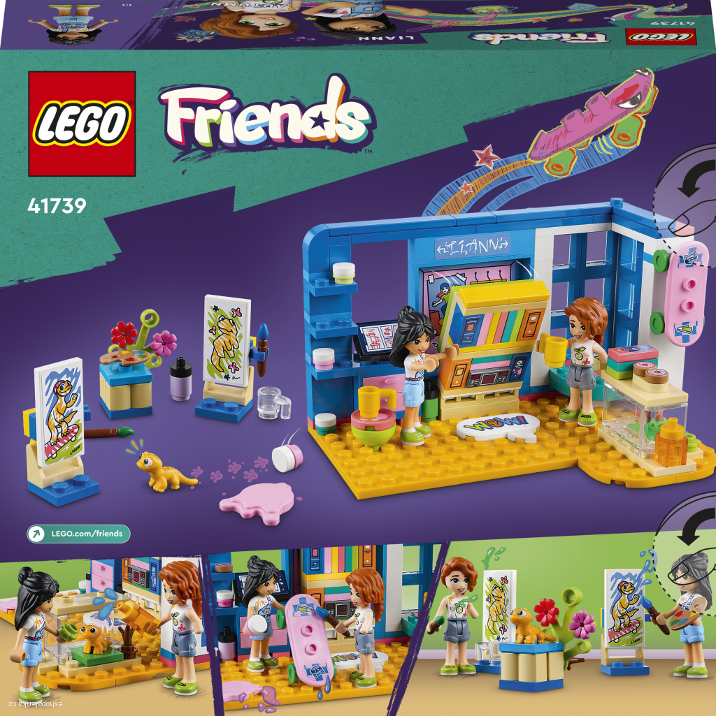 LEGO® Friends 41739 Liannin pokoj