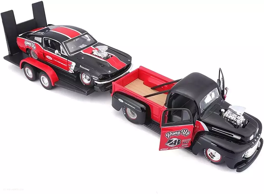 Maisto Ford F1 PickUp 1948 + Ford Mustang GT 1967
