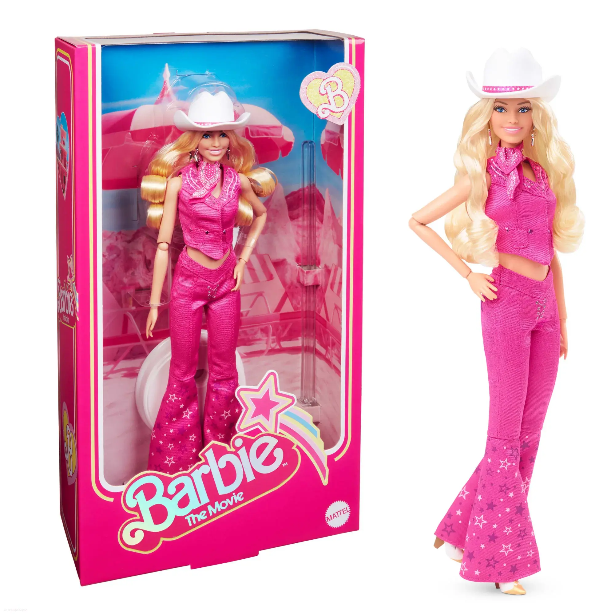 Barbie™The Movie HPK00 Barbie ve westernovém