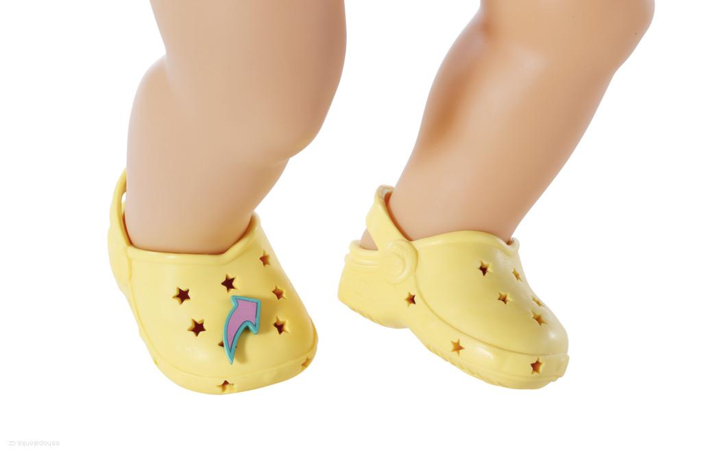 BABY born® gumové sandálky žluté