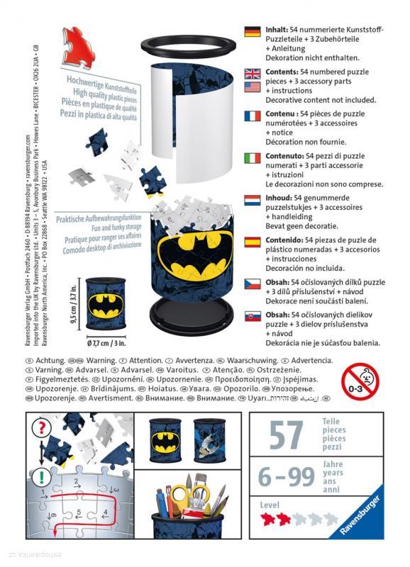 RAVENSBURGER 3D puzzle stojan na tužky > varianta BATMAN