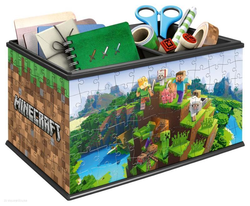 RAVENSBURGER 3D puzzle úložný box > varianta MINECRAFZ