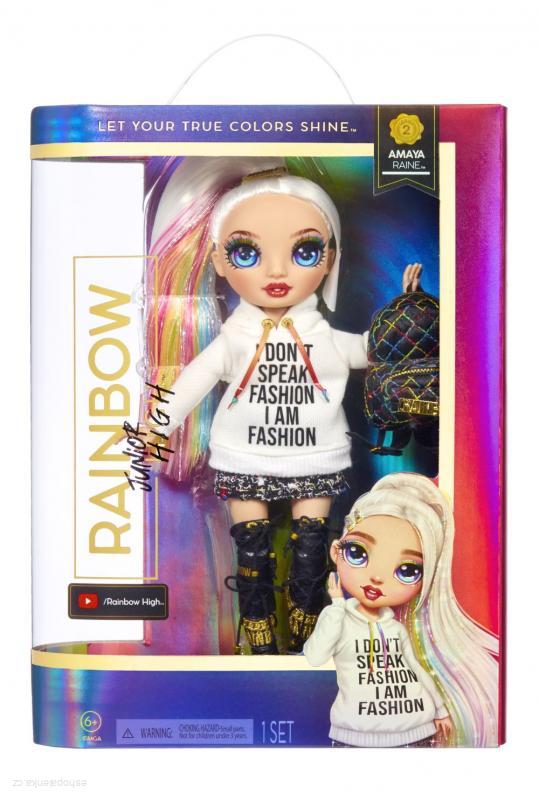 Rainbow High Junior Fashion panenka, série 2 – Amaya
