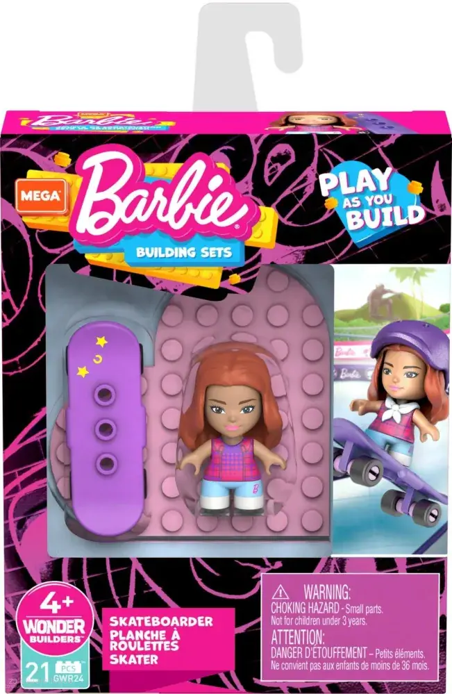 BARBIE MEGA CONSTRUX hrací sada SKATE
