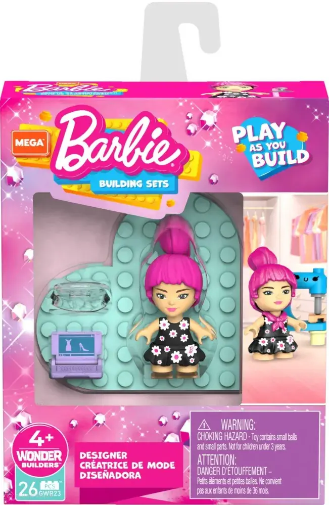BARBIE MEGA CONSTRUX hrací sada FASHION