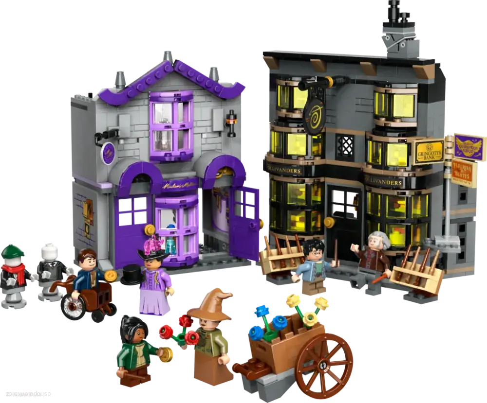 LEGO® Harry Potter™ 76439 Ollivanderův obchod a Obchod madame Malkinové