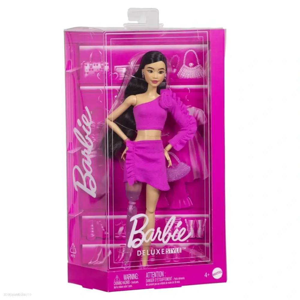 Mattel Barbie® DeLuxe modelka šaty s růží