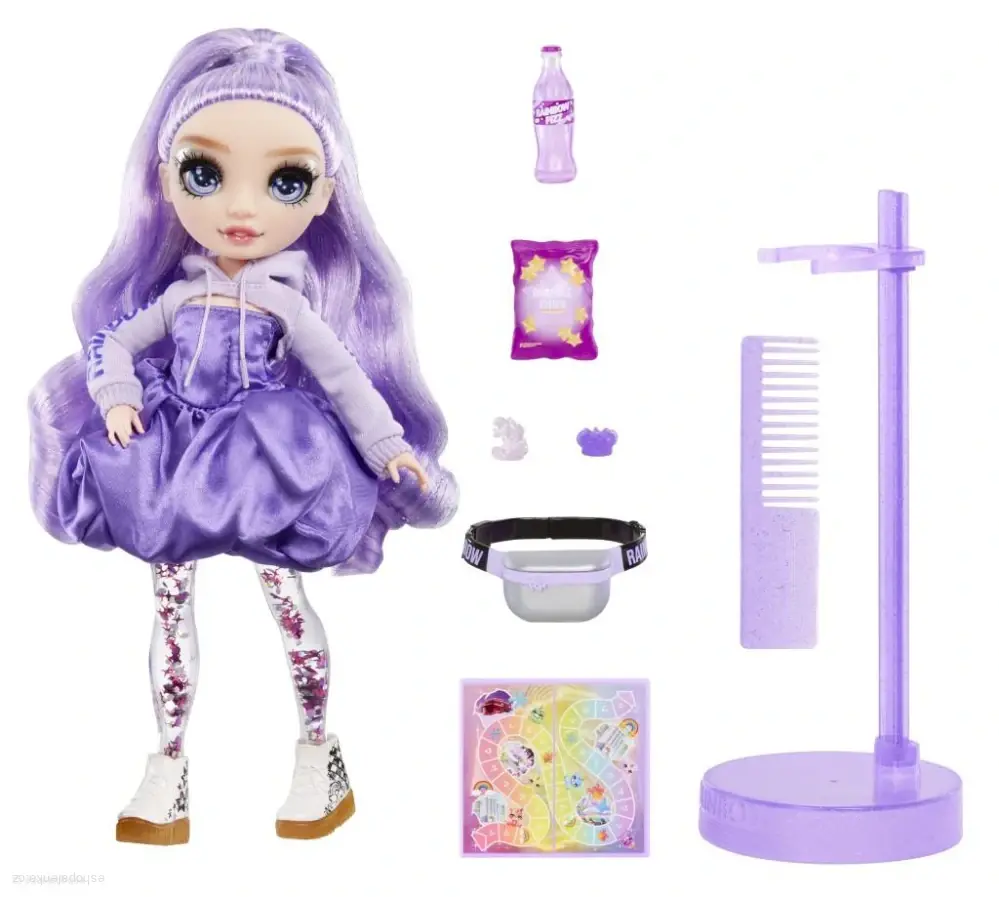 Rainbow High Sparkle & Shine Fashion panenka - Viola