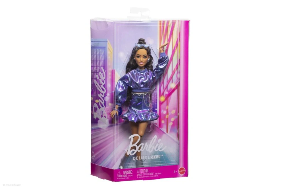 Mattel Barbie® DeLuxe modelka modré šaty