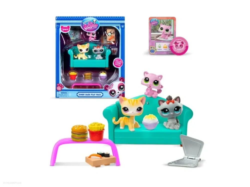 Littlest Pet Shop Set Večeře 3 Figurky