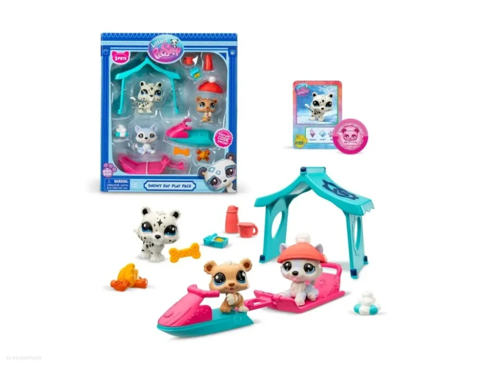 Littlest Pet Shop Set snowy day 3 Figurky