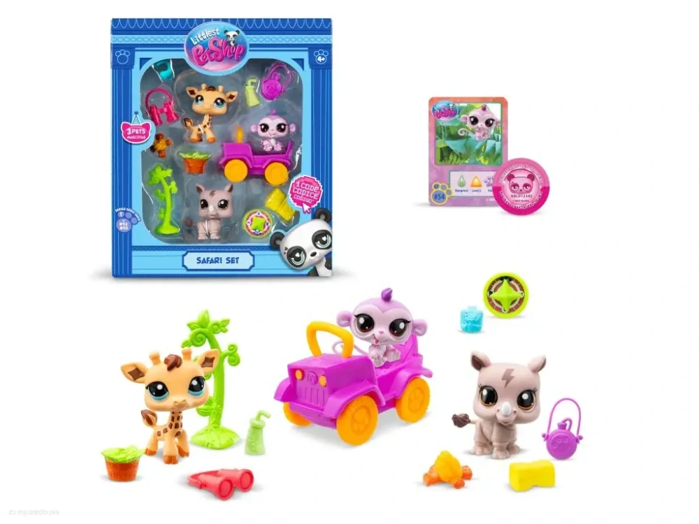 Littlest Pet Shop SAFARI 3 Figurky