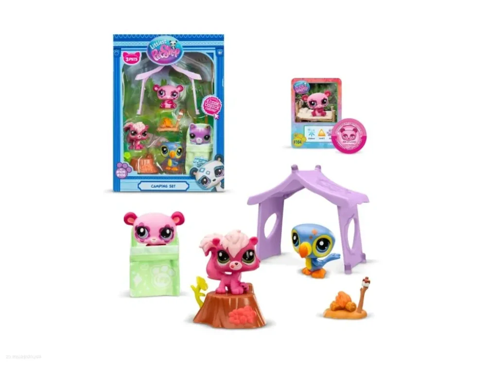 Littlest Pet Shop CAMPING 3 Figurky