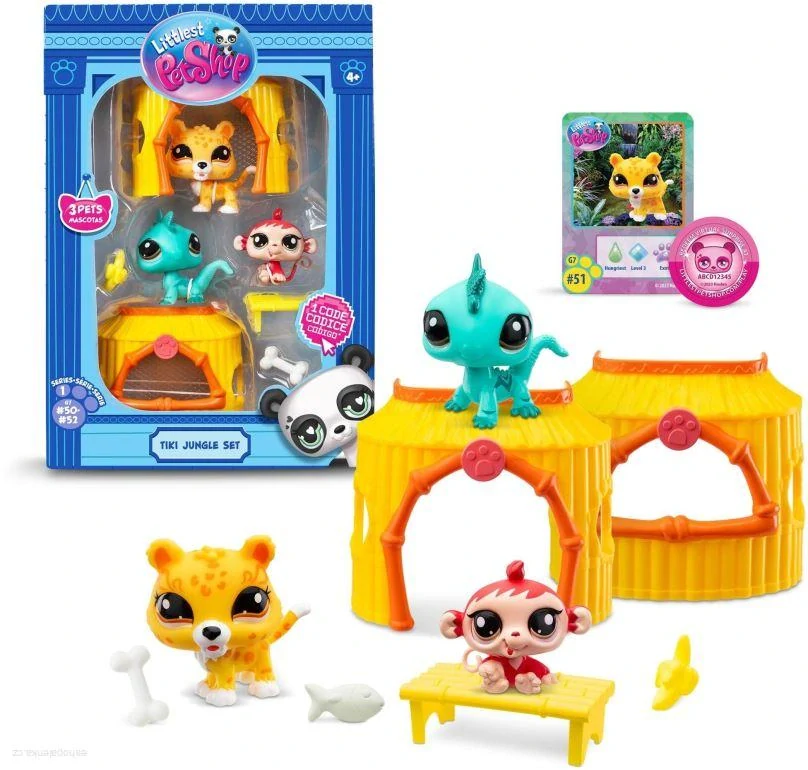 Littlest Pet Shop JUNGLE 3 Figurky
