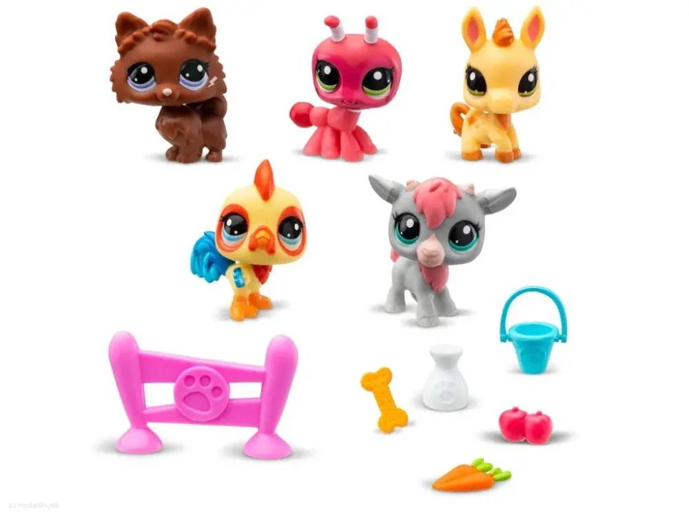 Littlest Pet Shop FARMA 5 zvířátek