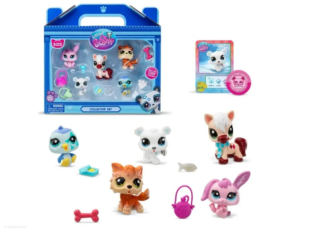 Littlest Pet Shop ZIMA 5 zvířátek