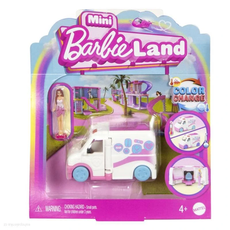 BARBIELAND MINI dopravní prostředky KLINIKA