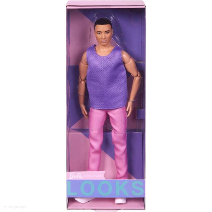 The Barbie Looks™ Ken® Doll  > varianta Black Hair, Purple Top With Pink Pants