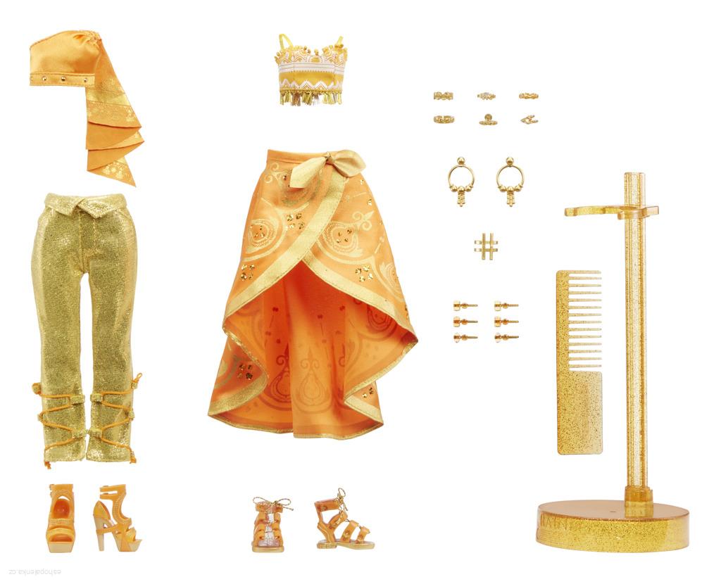 Rainbow High Fashion panenka, série 4 - Meena Fleur (Saffron