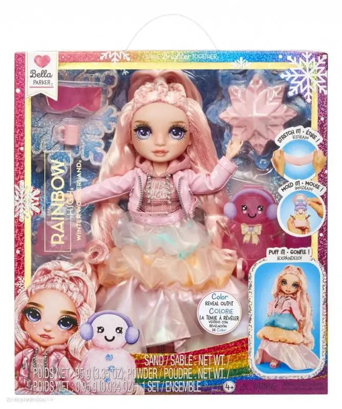 Rainbow High Zimní fashion panenka - Bella