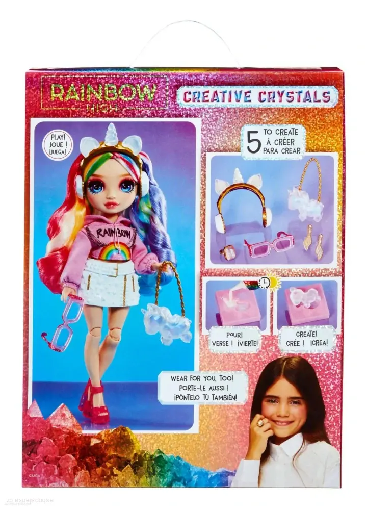 Rainbow High Creative Crystals panenka - Amaya Raine