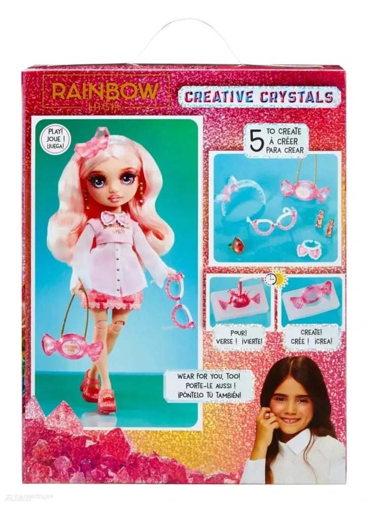 Rainbow High Creative Crystals panenka - Bella Parker