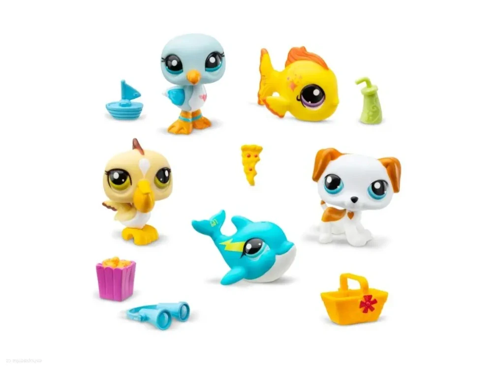 Littlest Pet Shop PLAŽ 5 zvířátek