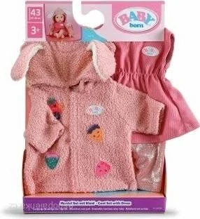 BABY born® souprava kabatku a šatiček