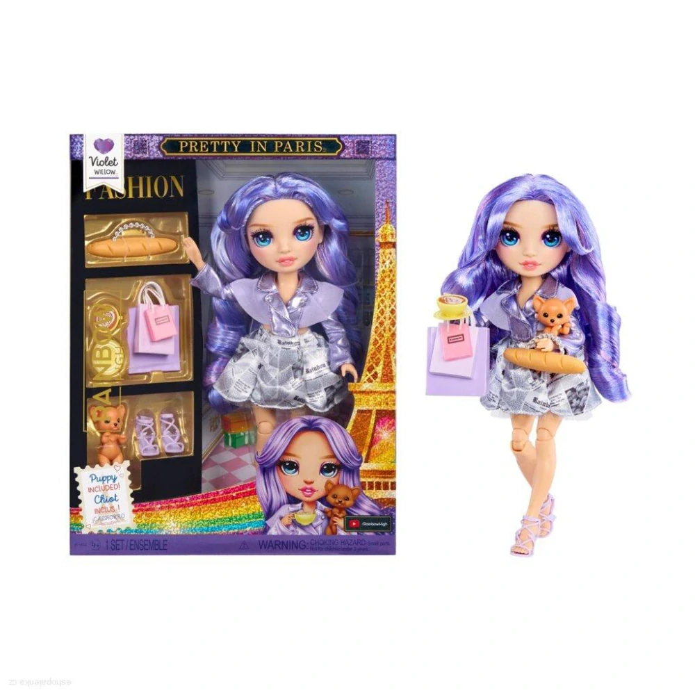 Rainbow High Pretty in Paris - Violet Willow