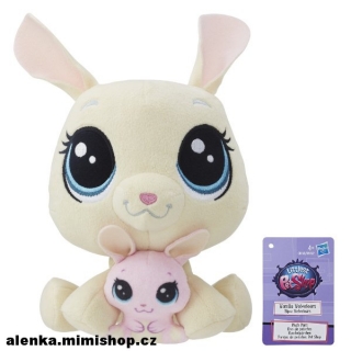 LPS duo plyšových zvířátek > varianta zajíček