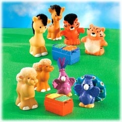FISHER PRICE LITTLE PEOPLE zvířátka z Noemovy archy