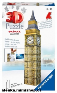 RAVENSBURGER 3D PUZZLE mini stavby > varianta BIG BEN