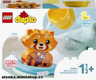 LEGO® DUPLO® 10964 Legrace ve vaně: Plovoucí panda červená
