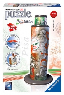 RAVENSBURGER ŠIKMA VĚŽ V PISE vlajková edice