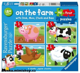 RAVENSBURGER moje první puzzle > varianta na farmě