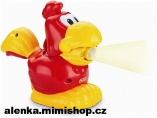 FISHER PRICE kohoutek se zvuky a světlem