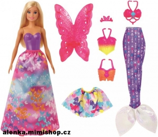 BARBIE panenka a pohádkové kostýmy