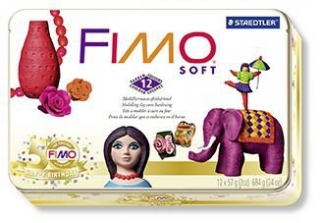 FIMO SOFT Sada kovový box RETRO