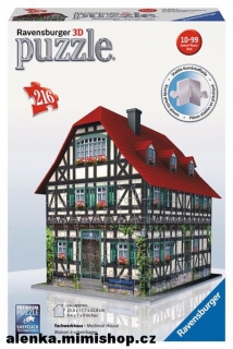 RAVENSBURGERSTŘEDOVĚKÝ DŮM 3D PUZZLE