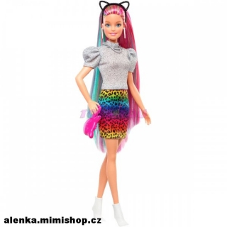 BARBIE Leopard Rainbow Hair