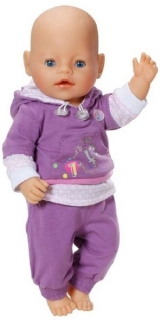 Baby Born® Sportovní souprava > varianta fialové