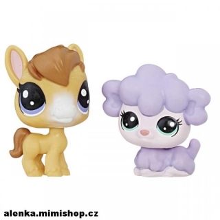 Littlest Pet Shop Dvě zvířátka > varianta DRU McHOOF a KIMMY LAMBTON