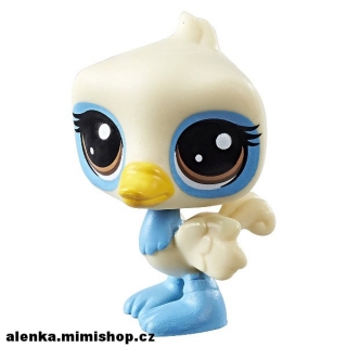 Littlest Pet Shop základní zvířátka serie 1 > varianta Azure O´Strich (1-84)