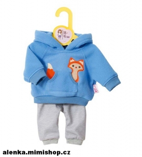 DOLLY moda na panenky 38-46cm > varianta tepláková souprava modrá