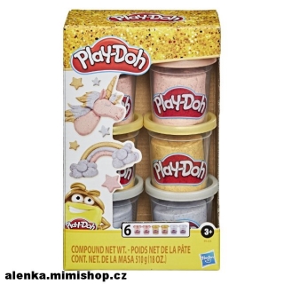 PLAY DOH sada kelímků zlatá, stříbrná a růžové zlato