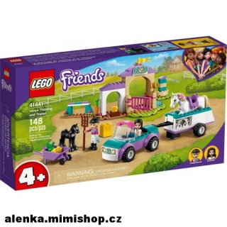 LEGO® FRIENDS 41441 - Auto s přívěsem a výcvik koníka
